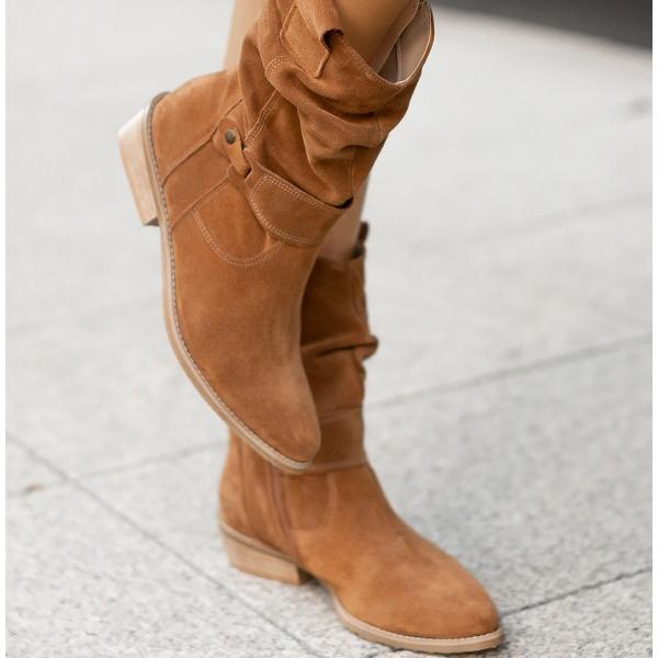 Clementine | Chelsea Ankle Boot Slouch Block Heel view 3