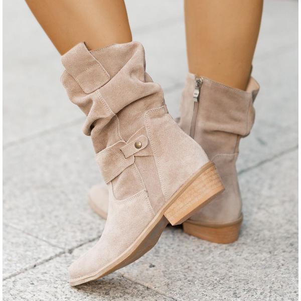 Clementine | Chelsea Ankle Boot Slouch Block Heel view 6