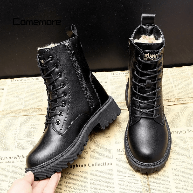 Faye | Winter Toe Ankle Rounded Height Boots view 3