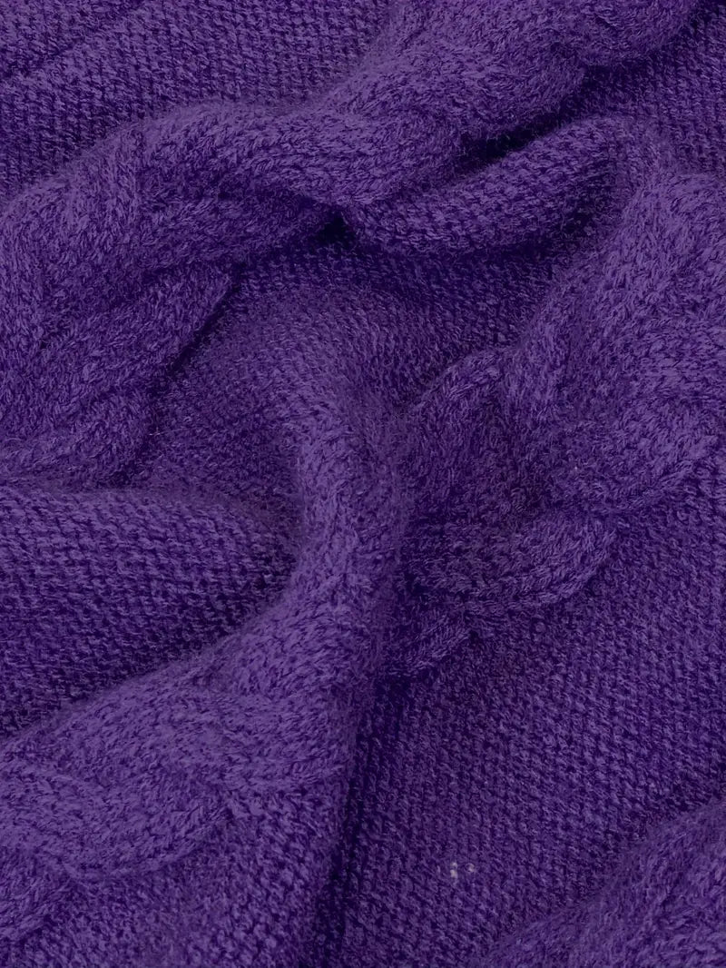 Helena | Women's Winter Sweater – Oversized Cable Knit Turtleneck view 30