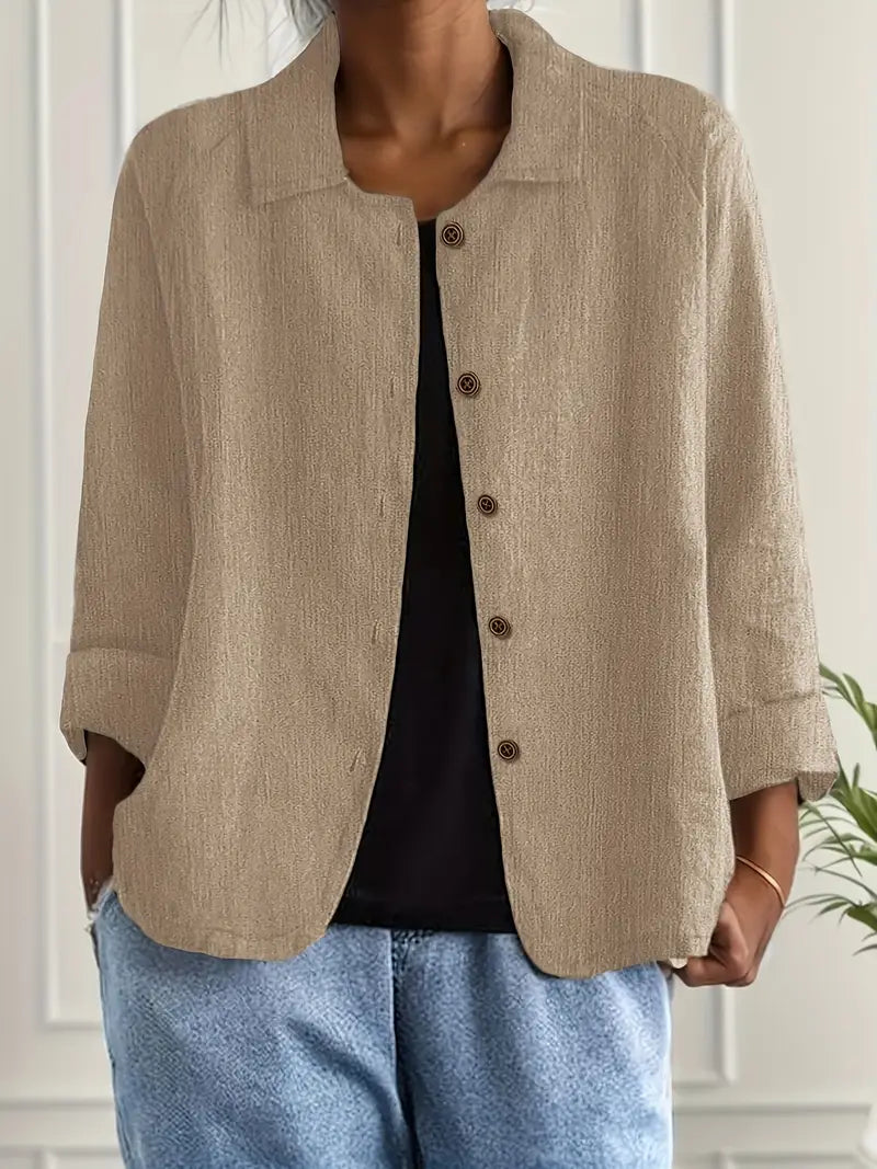 Ada | Women's Field Jacket – Casual Button-Front Lightweight view 3