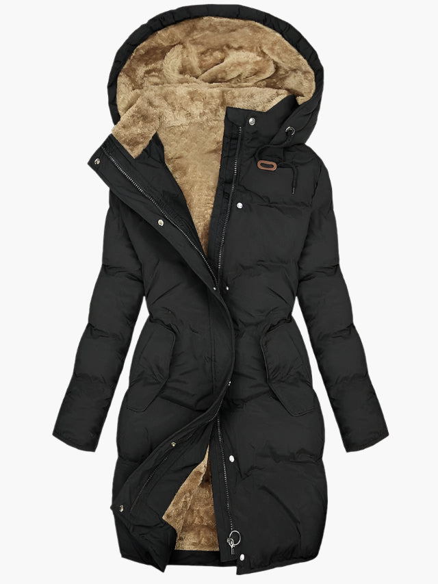 Harper | Women's Puffer Jacket – Quilted Hooded Winter view 2