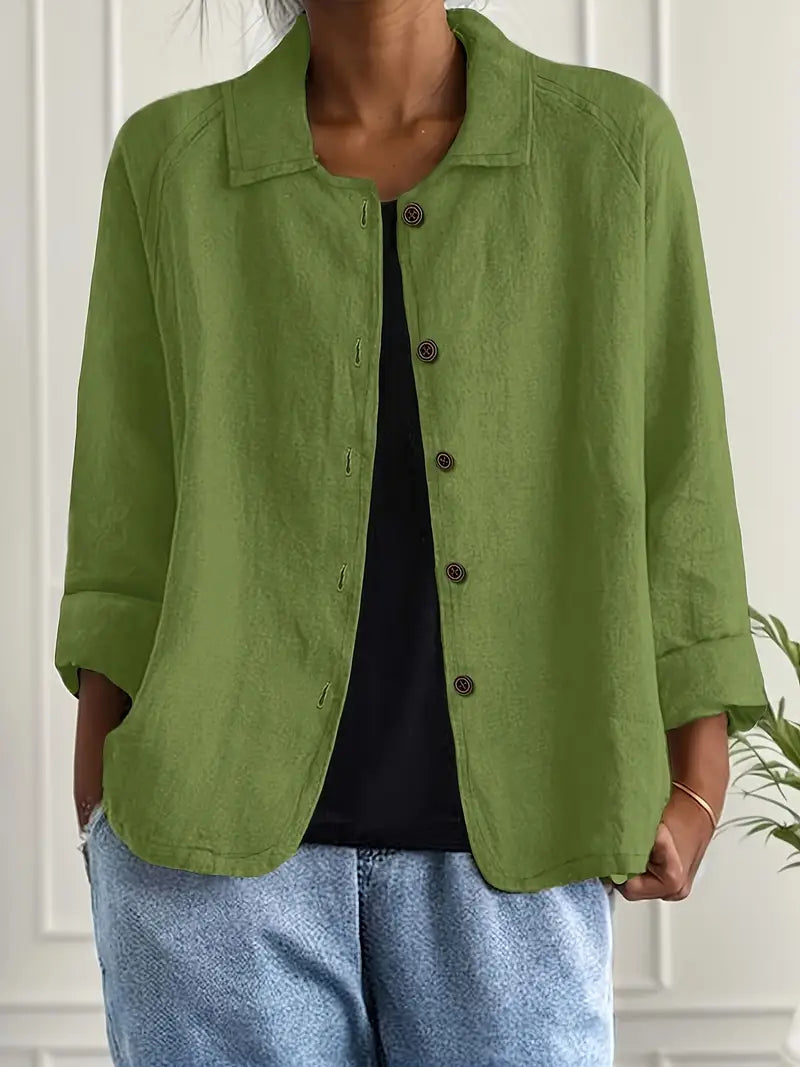 Ada | Women's Field Jacket – Casual Button-Front Lightweight view 11