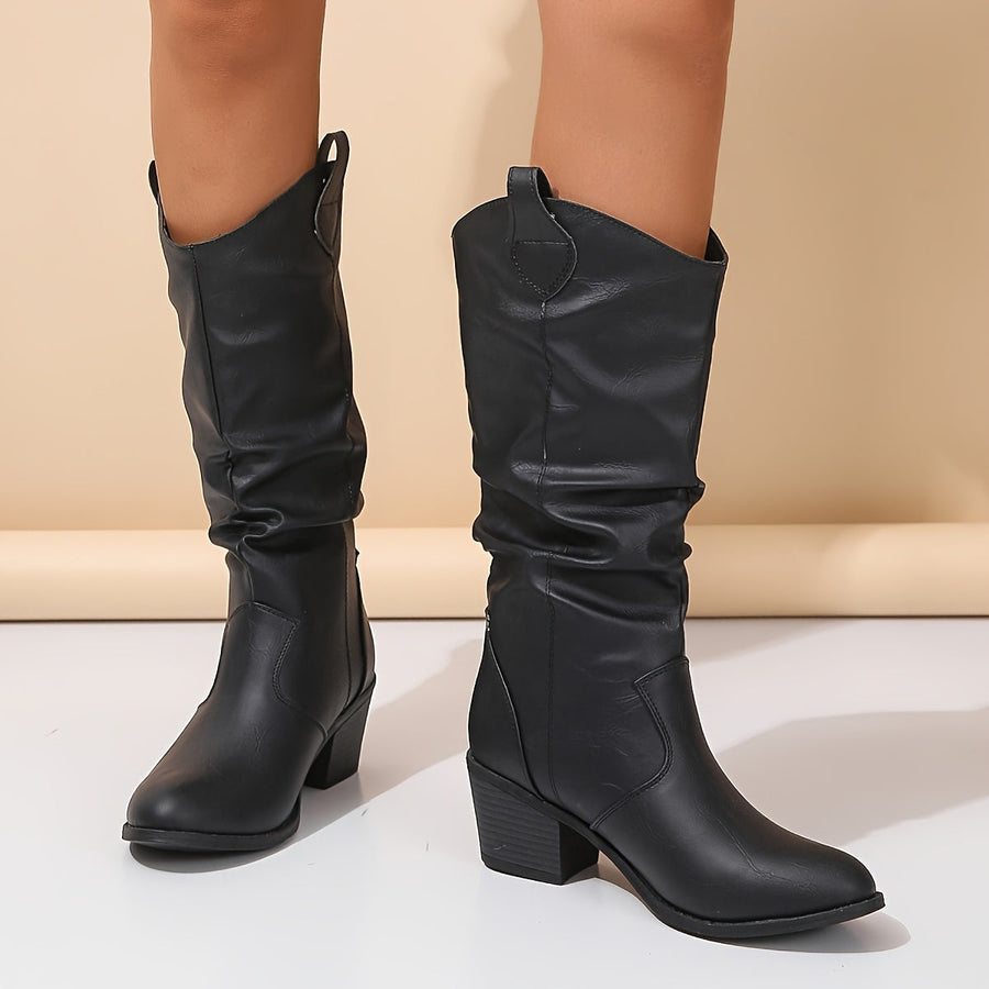 Yolette | Wide Calf Western Cowboy Boots view 10