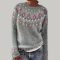 Dinah | Women's Winter Sweater – Nordic Pattern