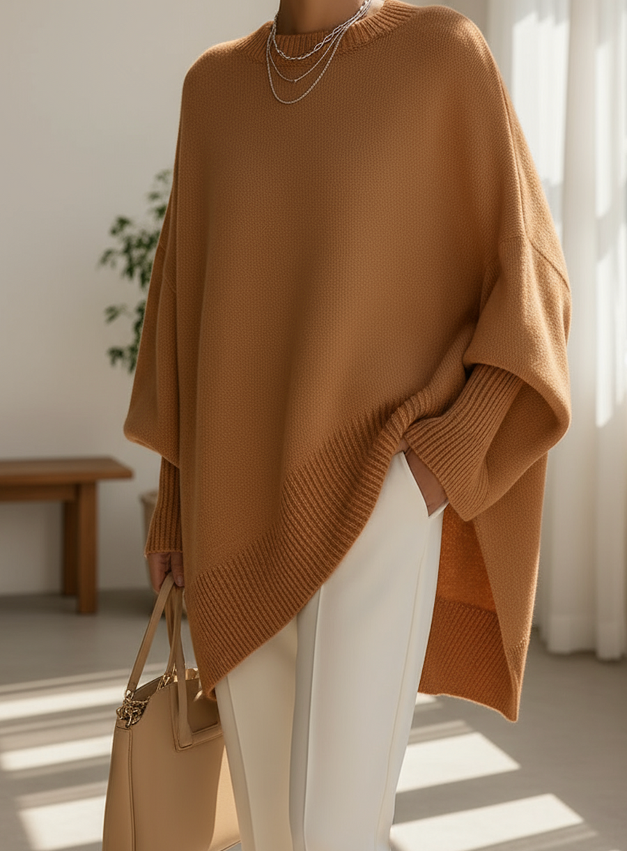 Celia | Women's Winter Sweater – Oversized Batwing view 11