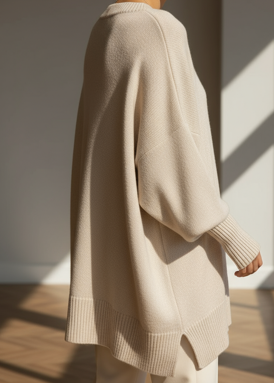 Celia | Women's Winter Sweater – Oversized Batwing view 7