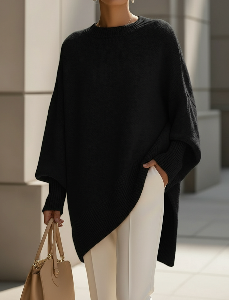 Celia | Women's Winter Sweater – Oversized Batwing view 9