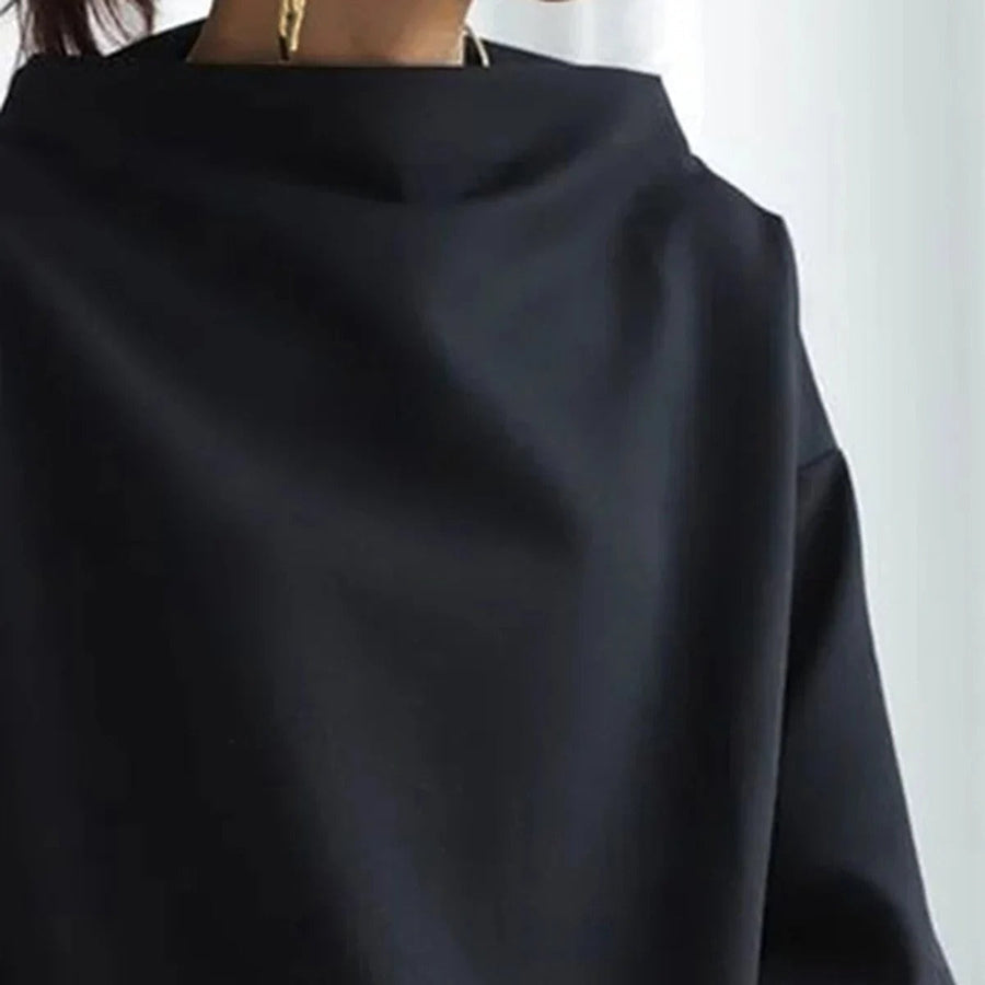 Isabel | Women's Winter Sweater – Oversized Mock Neck, S–3XL view 4