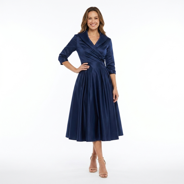 Sina | Flattering Cocktail Midi Dress