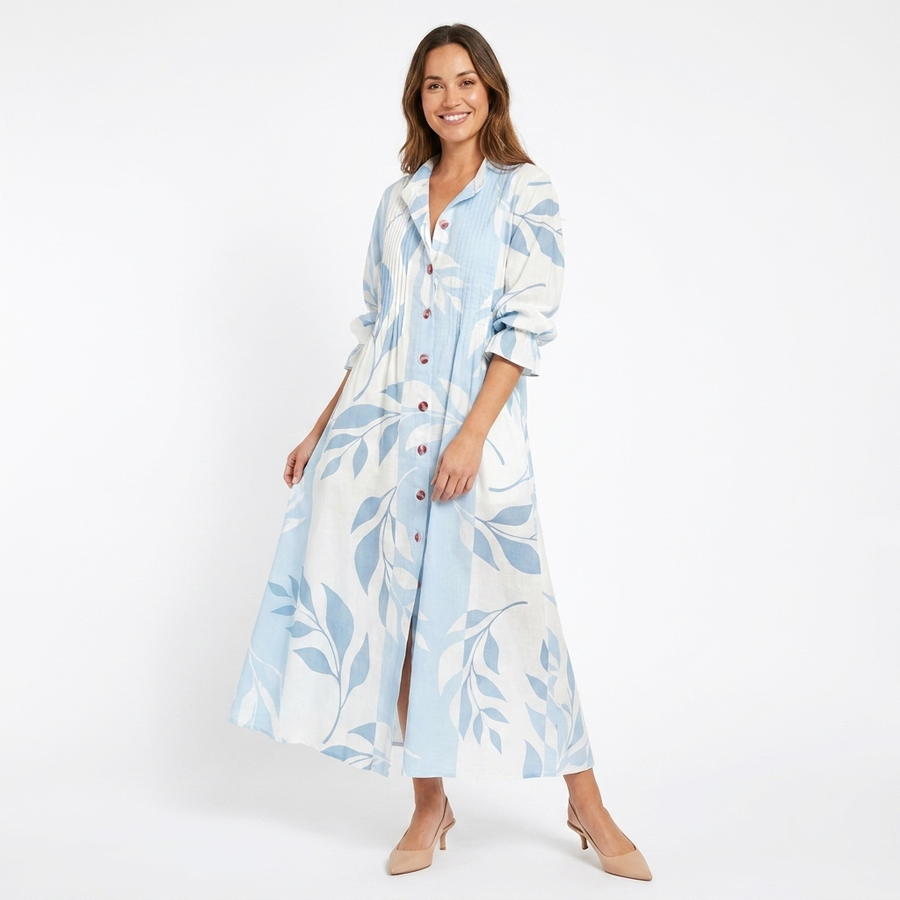 Nelly | Women's Lightweight Bohemian Maxi Dress | Elegant Flowing Summer Outfit view 5