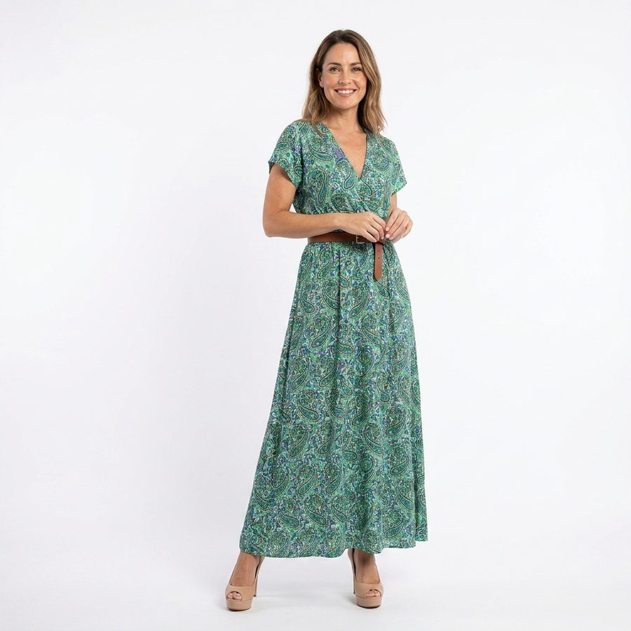 Eloise | Boho Flowing Maxi Dress view 6