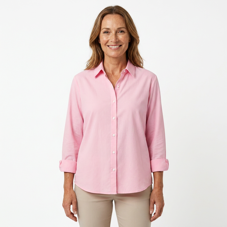 Josephine | Tailored Button-Down Blouse view 2