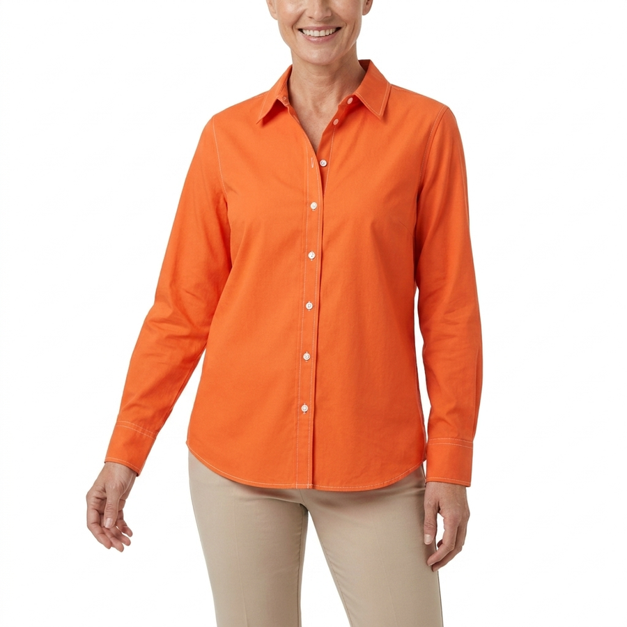 Josephine | Tailored Button-Down Blouse view 4