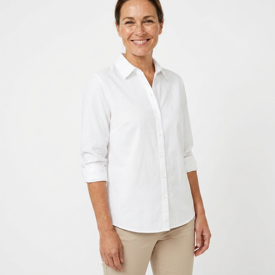 Josephine | Tailored Button-Down Blouse view 5