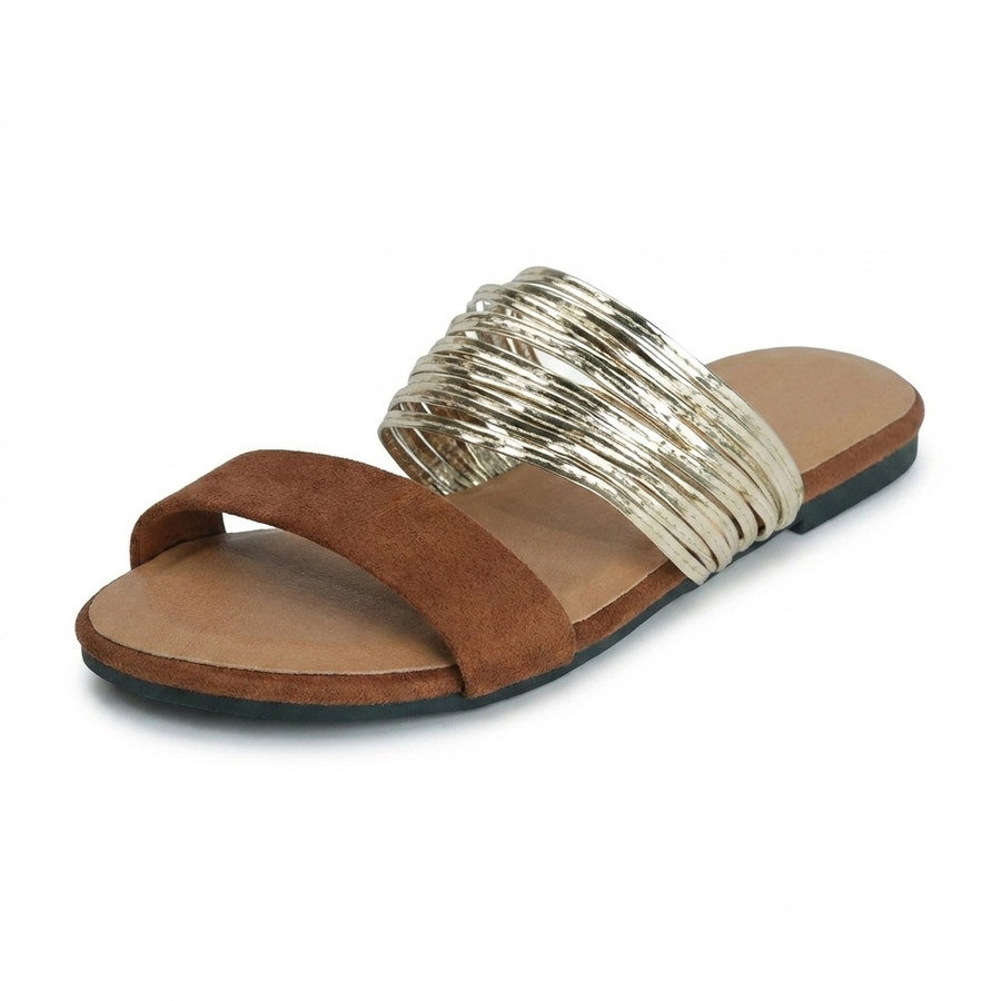 Vivo | Women's Suede Orthopedic Sandals | Comfortable Lightweight Slip-On Footwear view 4