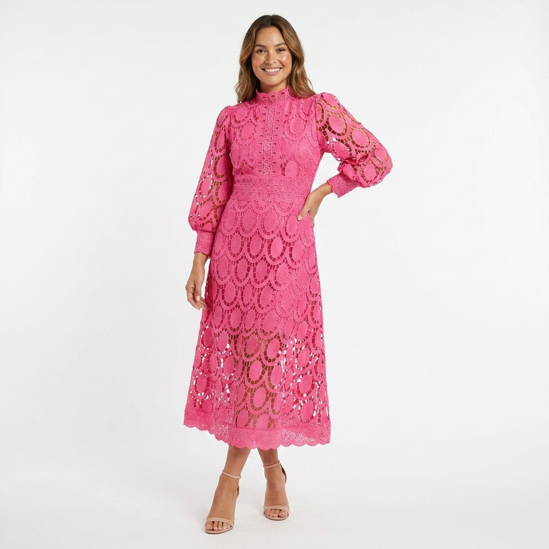 Iolanthe | Lace Midi Dress