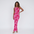 Women's Soft Floral Maxi Dress | Elegant Flowy Summer Gown