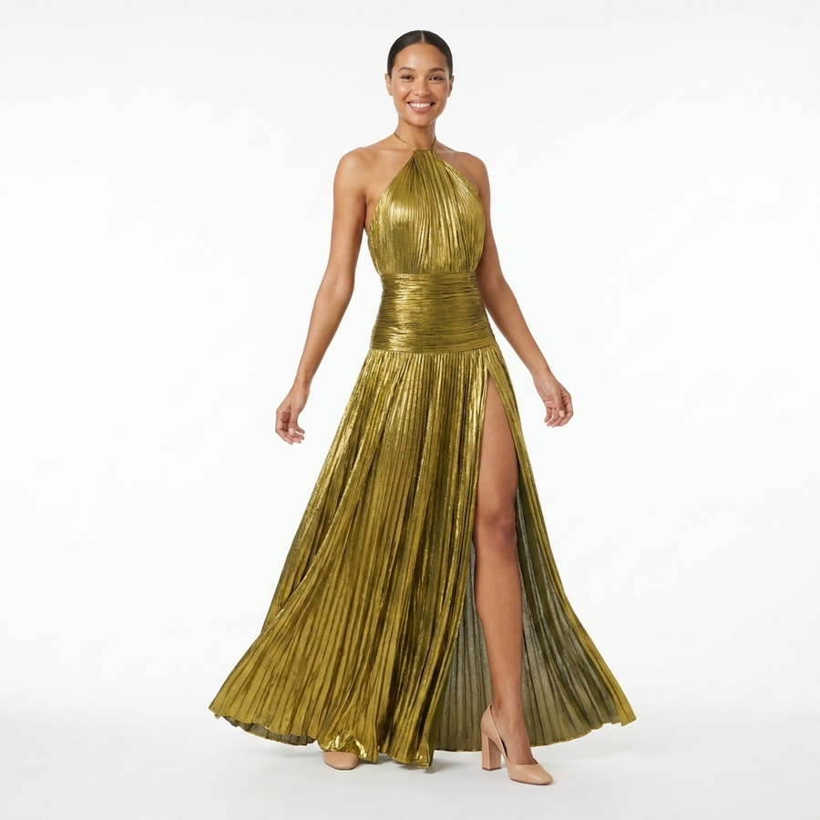 Women's Soft Flowing Maxi Dress | Elegant Figure-Lengthening Formal Gown view 2