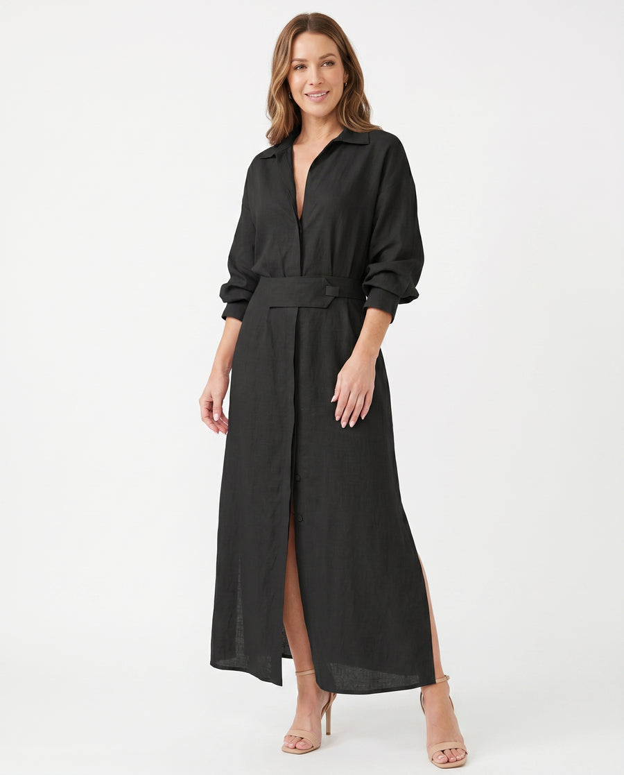 Women's Lightweight Maxi Dress | Elegant V-Neck Summer Gown | Flattering Comfortable Plus Size Available view 10