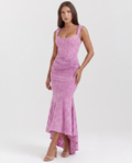 Women's Elegant Lace Bodycon Dress | Sophisticated Sleeveless Cocktail Wedding Guest Dress