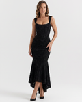 Women's Elegant Lace Bodycon Dress | Sophisticated Sleeveless Cocktail Gown