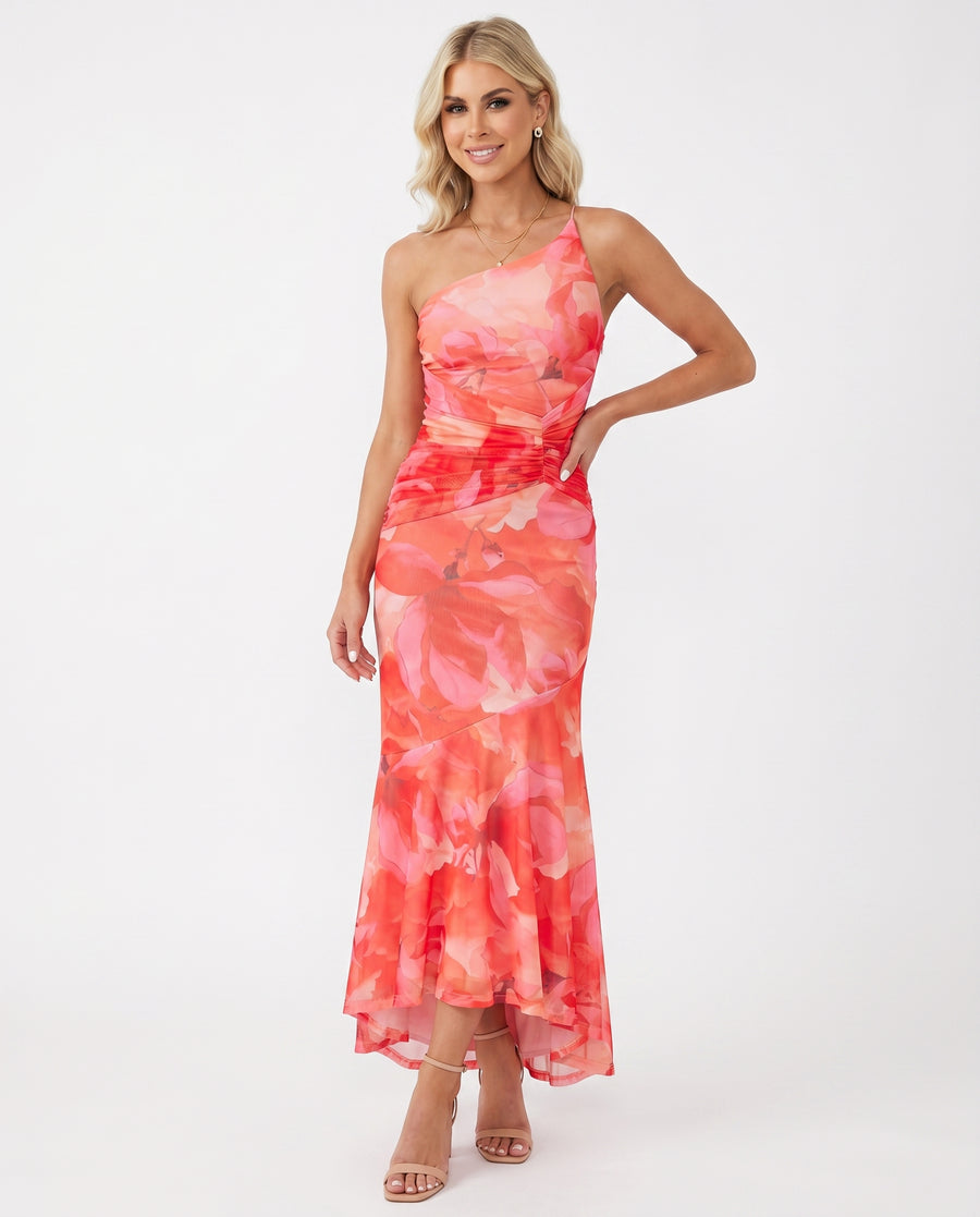 Women's Lightweight Floral Summer Dress | Elegant Flattering Casual Wear view 3