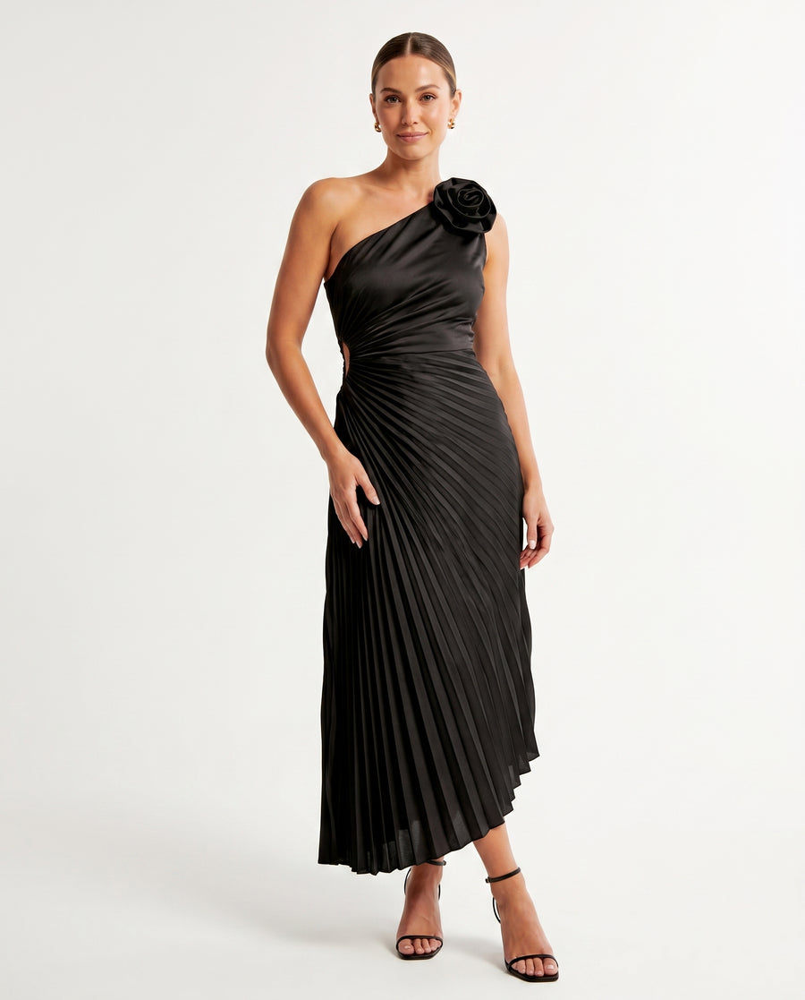 Women's Lightweight Floral Maxi Dress | Elegant Flowing Summer Attire view 4