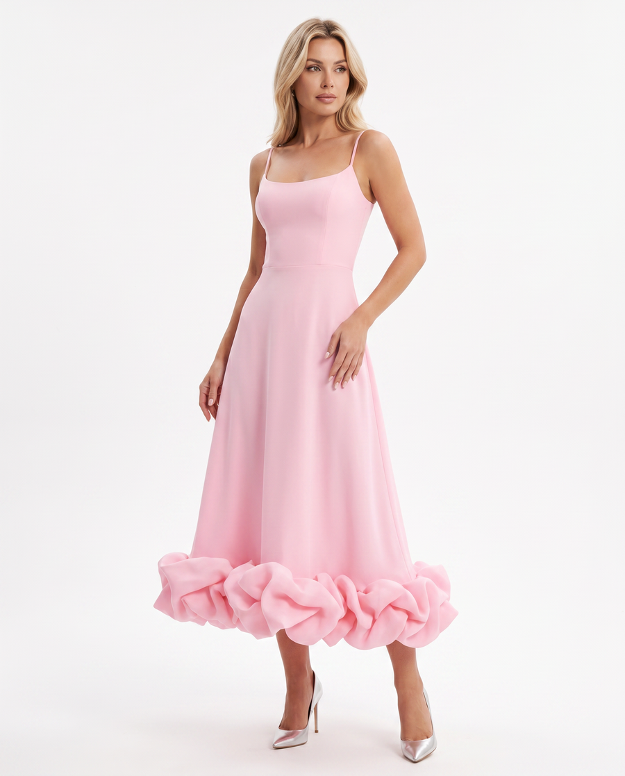 Women's Flowing Chiffon Maxi Dress | Elegant Summer Evening Attire view 2