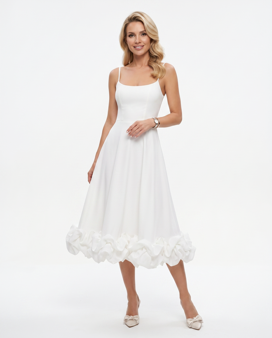 Women's Flowing Chiffon Maxi Dress | Elegant Summer Evening Attire view 3