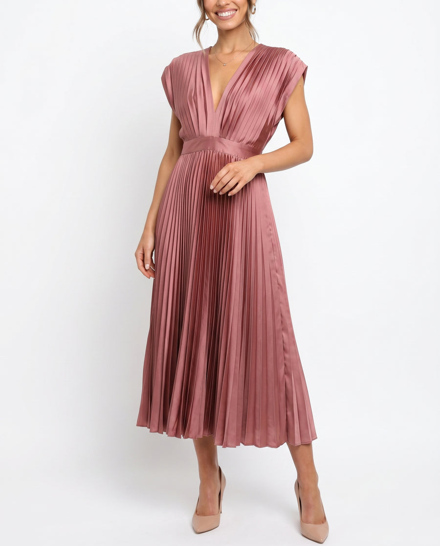 Women's Lightweight Flowing Maxi Dress | Elegant Timeless Formal Attire view 3