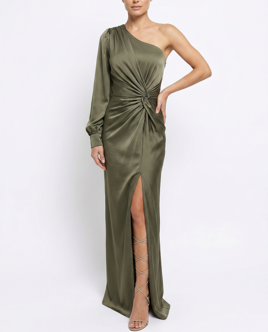 Women's Soft Pleated Maxi Dress | Elegant Evening Gown for Special Occasions view 3