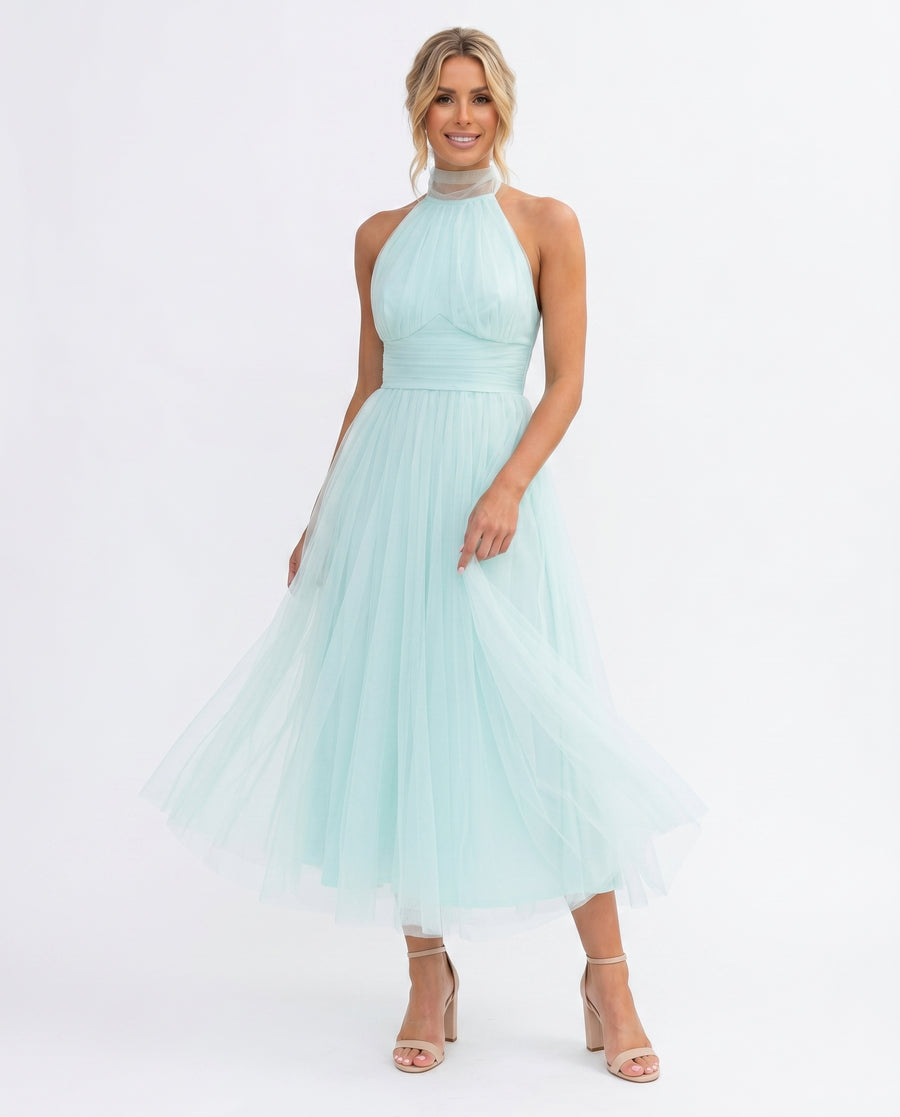 Women's Elegant Tulle Dress | Flattering Formal Evening Gown for Weddings view 6