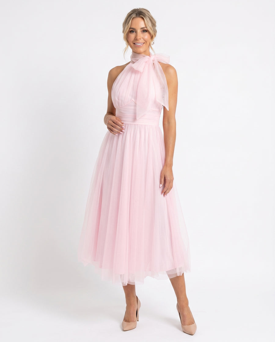Women's Elegant Tulle Dress | Flattering Formal Evening Gown for Weddings view 3