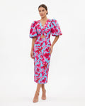 Marisande | Smooth Fabric Midi Dress