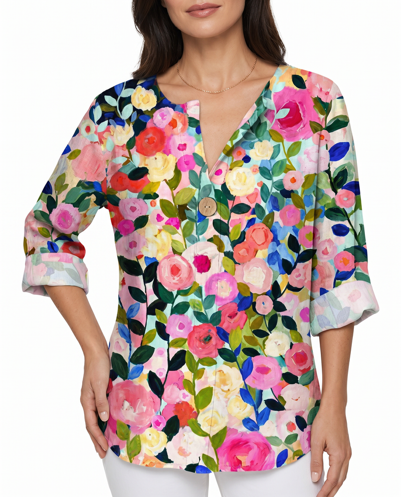 Halcyon | Floral Print Blouse