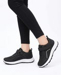 Unisex Breathable Velcro Sneakers | Comfortable Cushioned Wide Toe Shoes