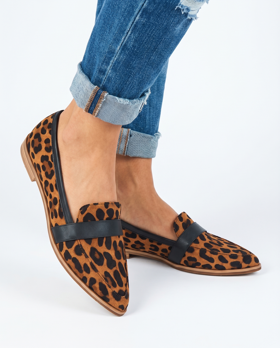 Queen | Women's Soft Suede Loafers | Comfortable Orthopedic Slip-On Shoes for Daily Wear view 4