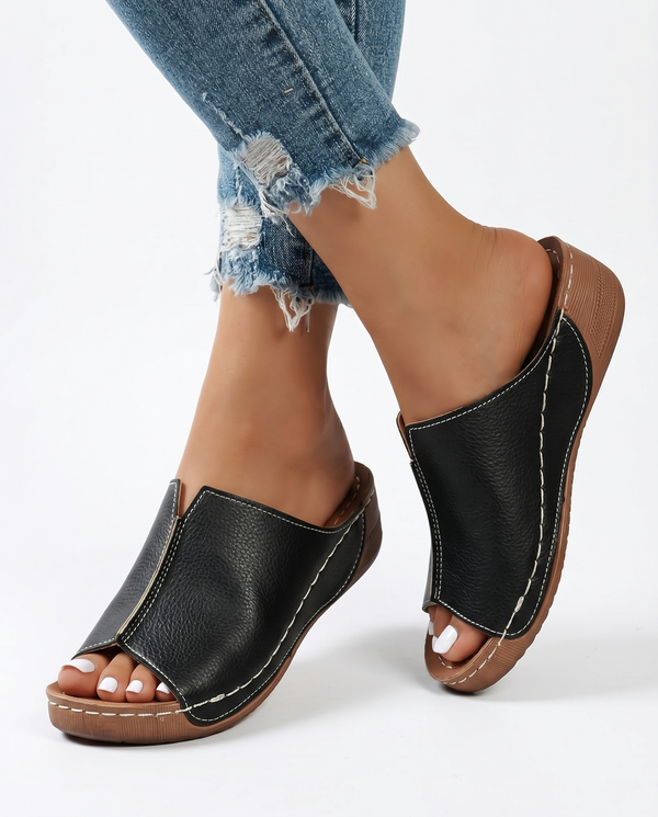Mona | Women's Synthetic Orthopedic Sandals | Stylish Comfortable Open-Toe Footwear