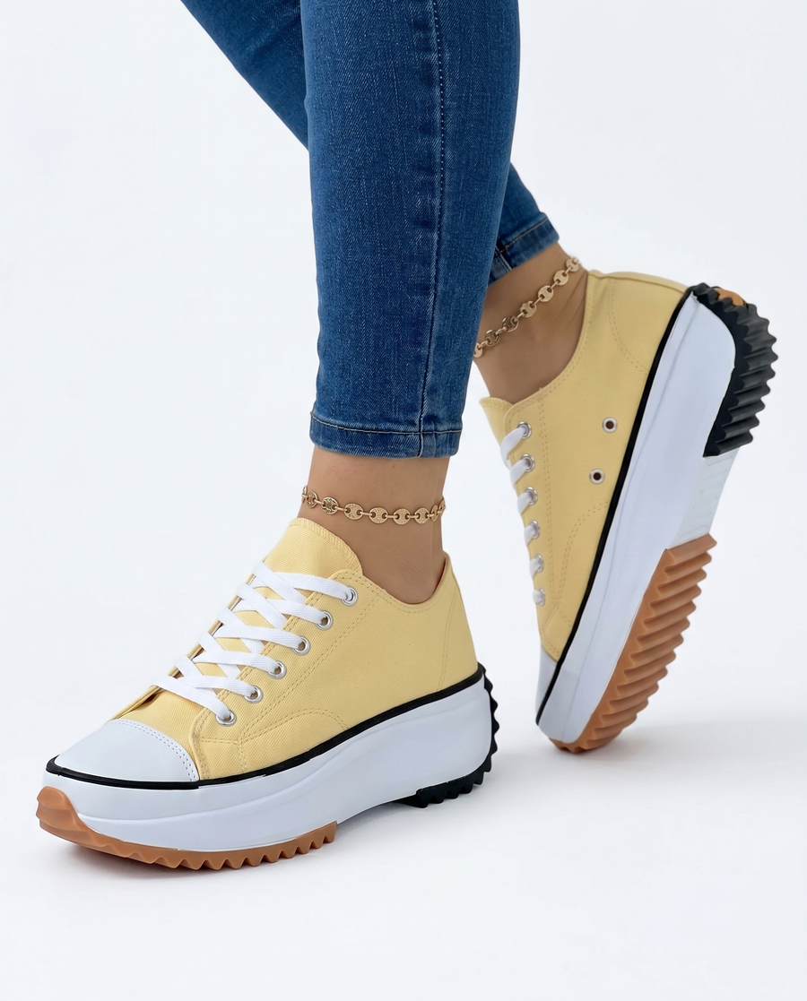 Cassia | Comfortable Canvas Sneakers view 5
