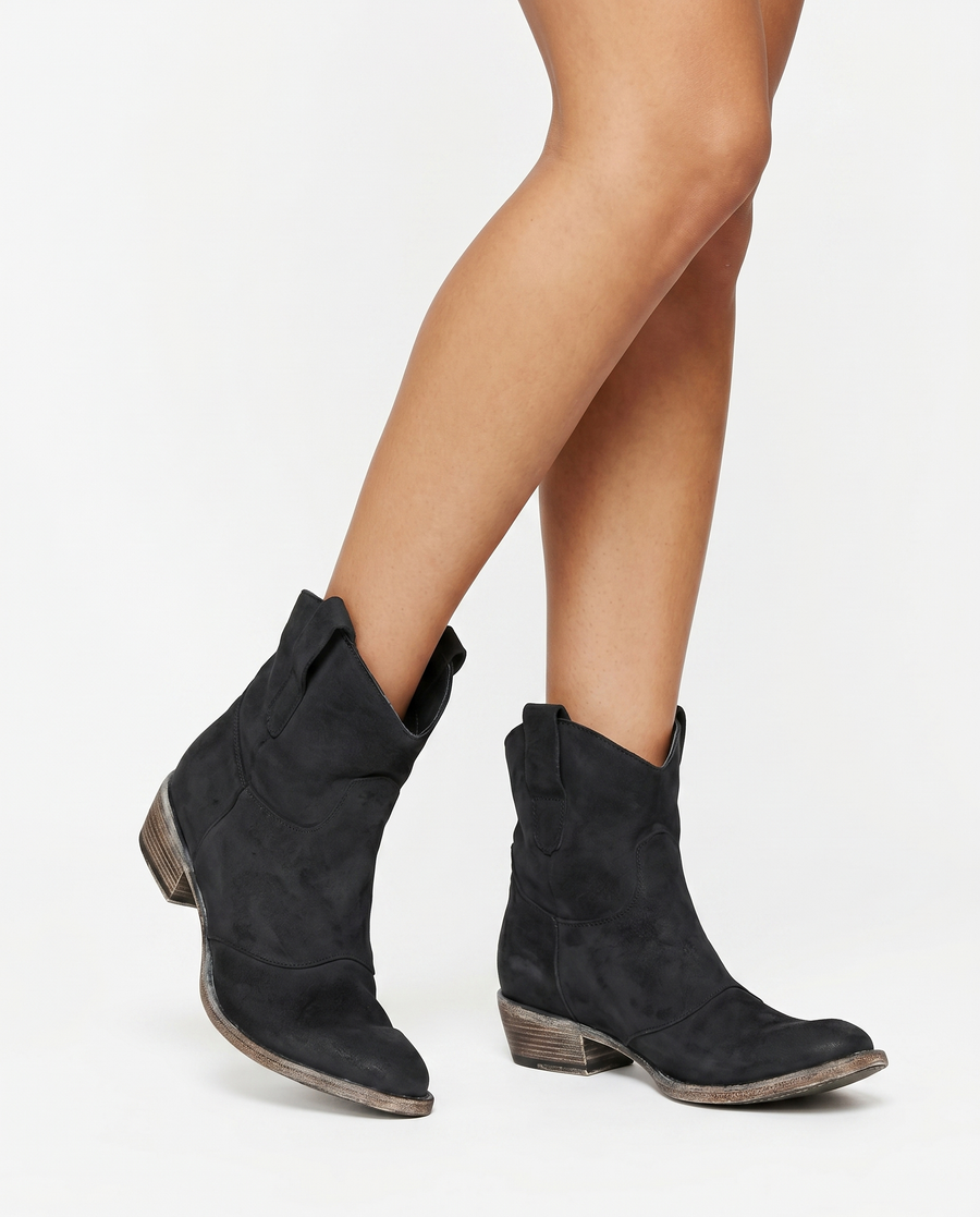 Galatea | Vintage Western Ankle Boots view 2