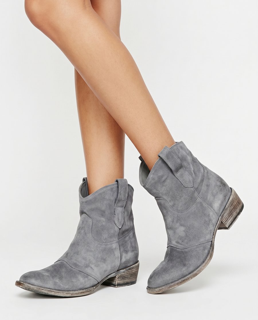 Galatea | Vintage Western Ankle Boots view 4