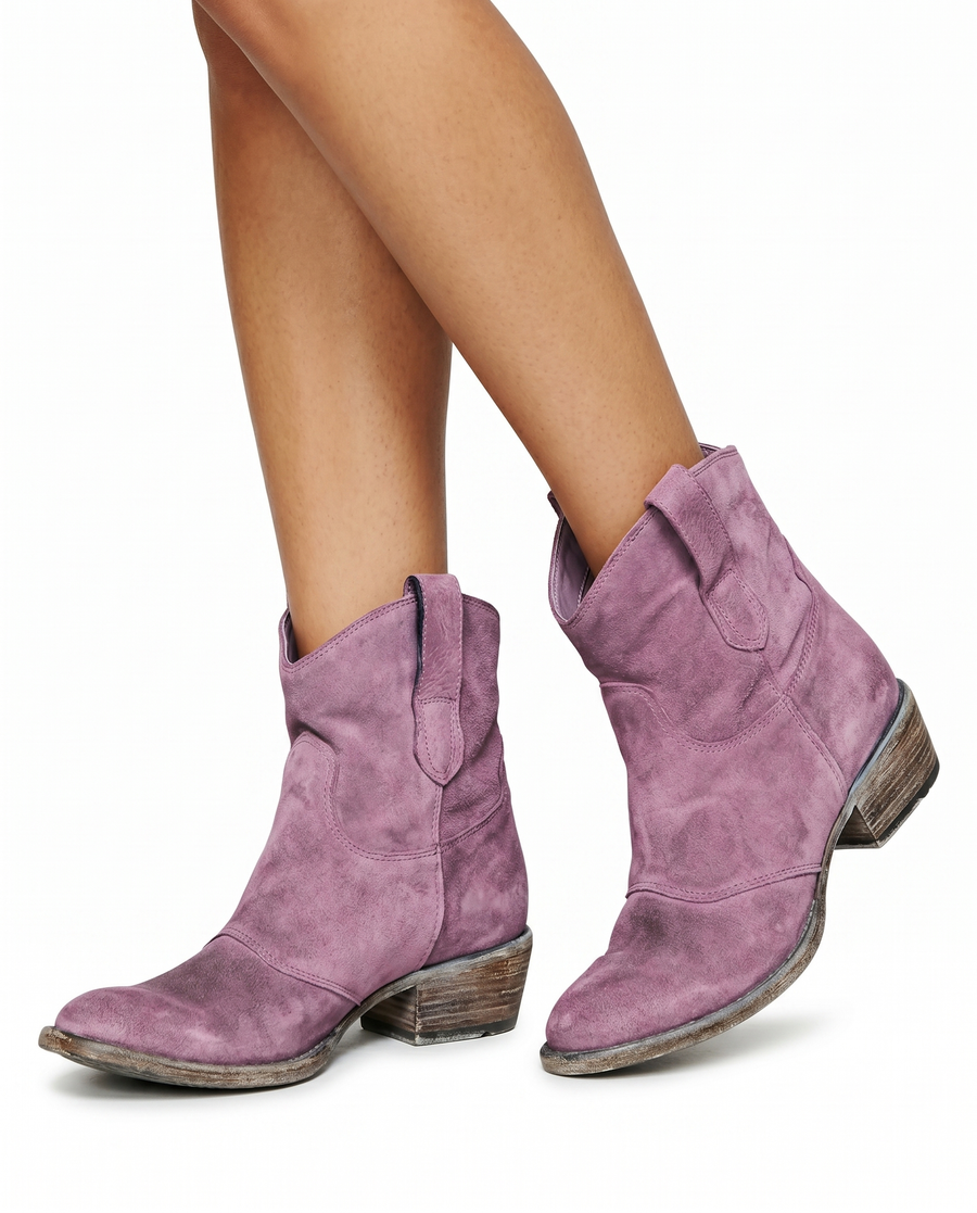 Galatea | Vintage Western Ankle Boots view 5