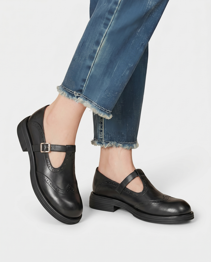 Salome | Classic Leather Mary Janes view 2
