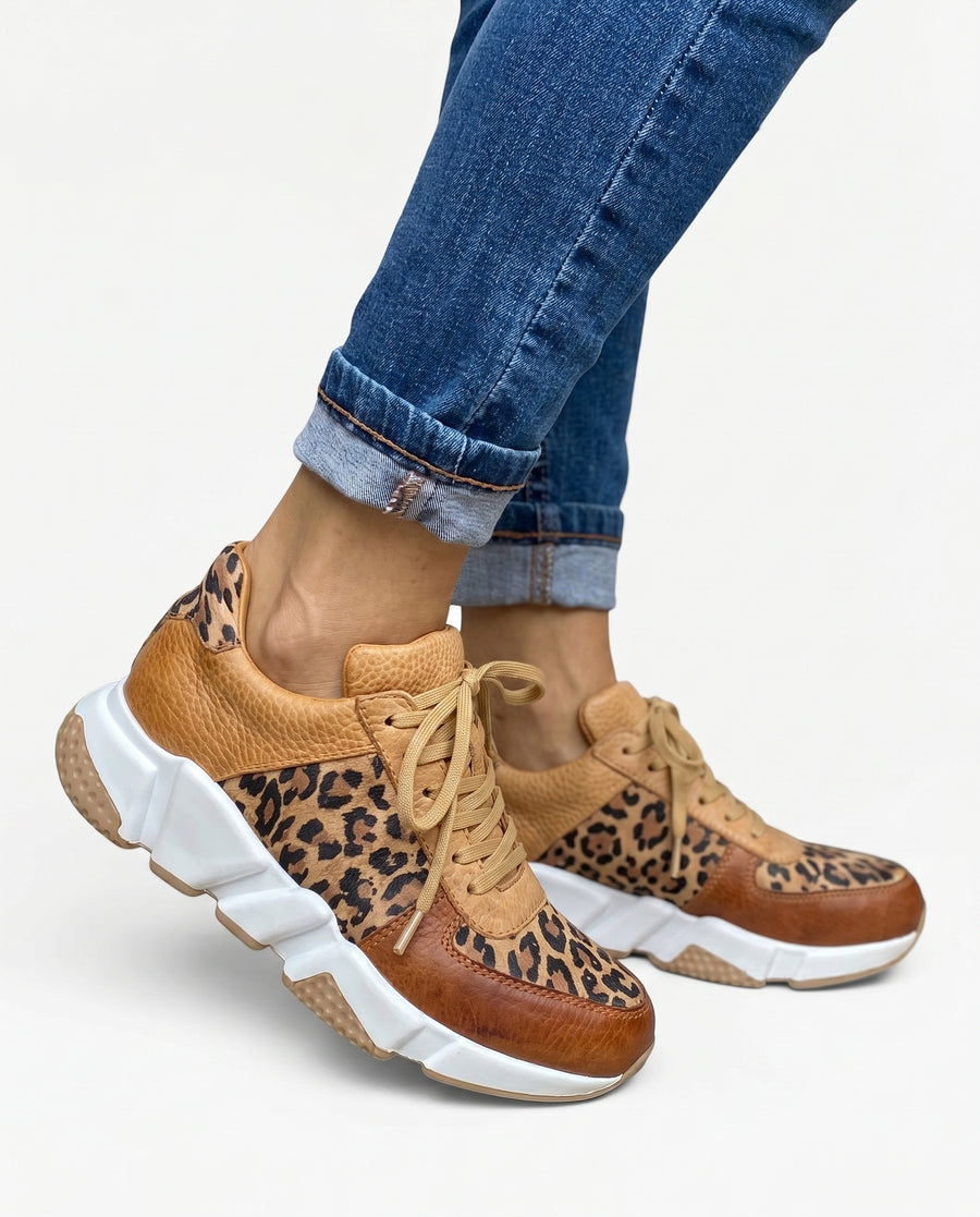 Clemency | Leopard Print Sport Sneakers view 1