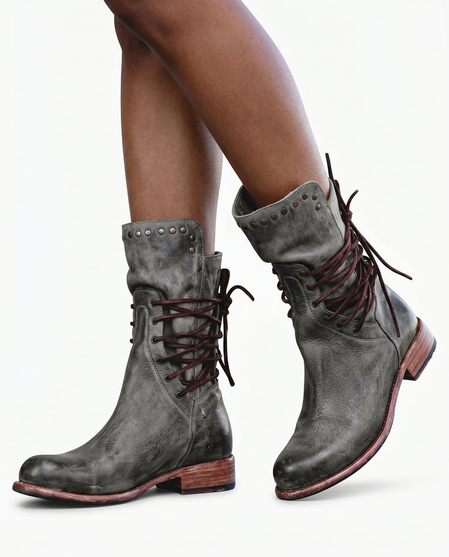Ysolde | Elegant Leather Boots view 3