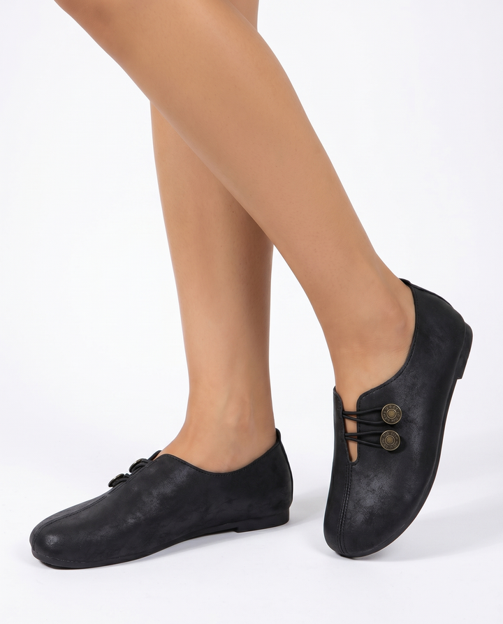 Faustina | Premium Fabric Slip-On Sneakers