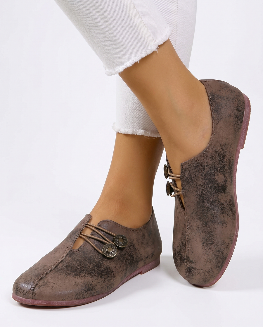 Faustina | Premium Fabric Slip-On Sneakers view 7