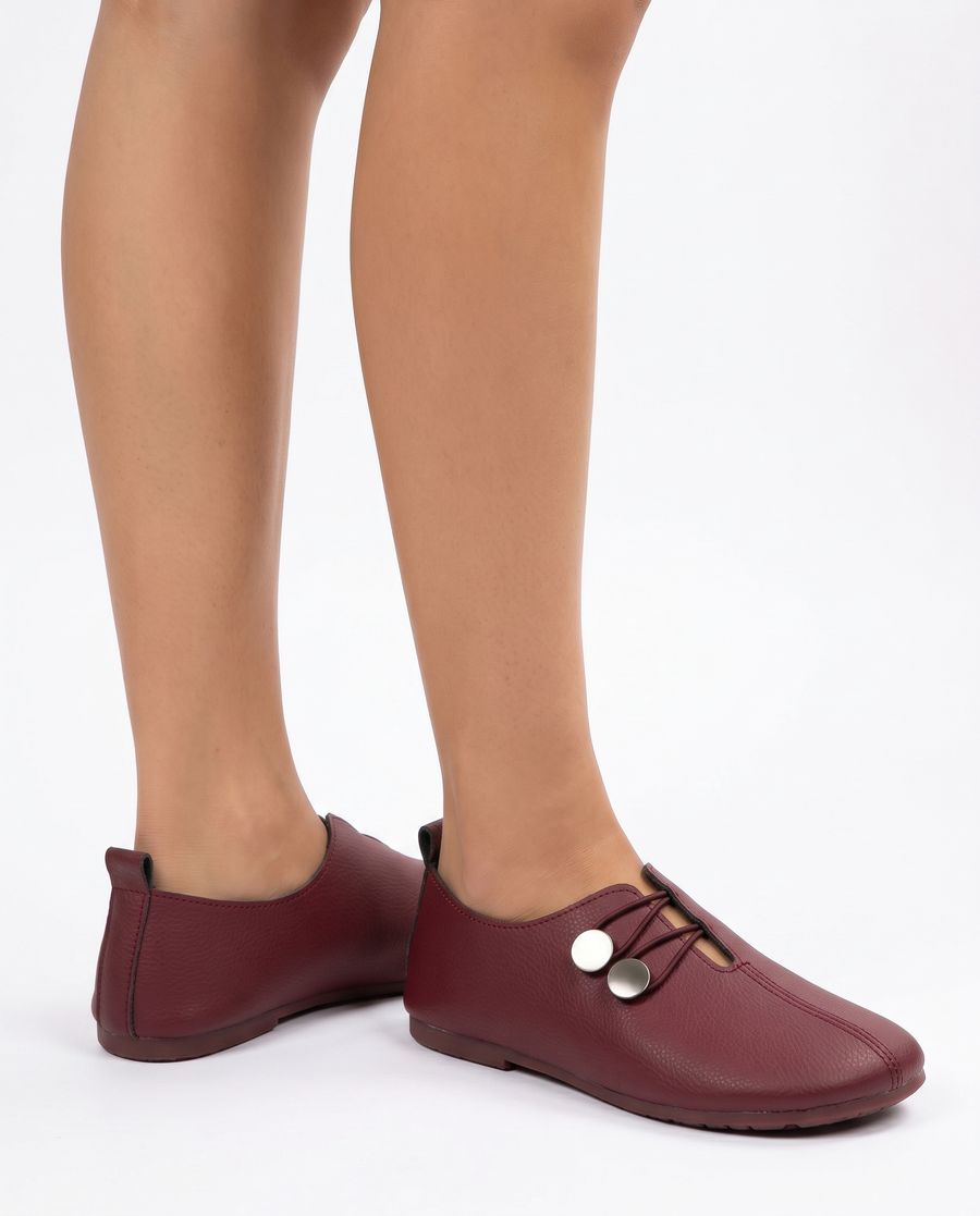 Faustina | Premium Fabric Slip-On Sneakers view 3