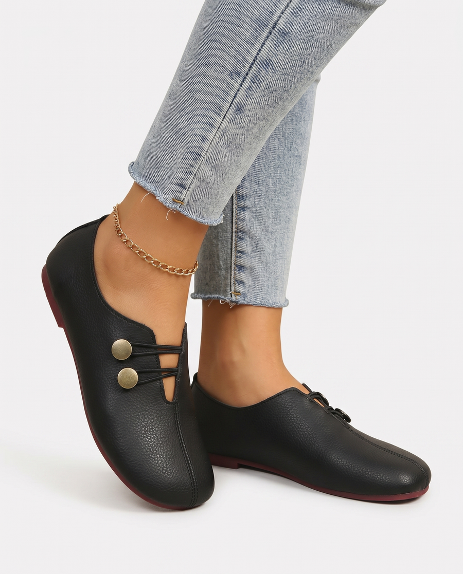 Faustina | Premium Fabric Slip-On Sneakers view 4